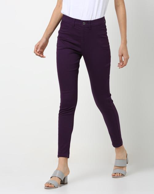 Slim Fit Ankle-Length Pants