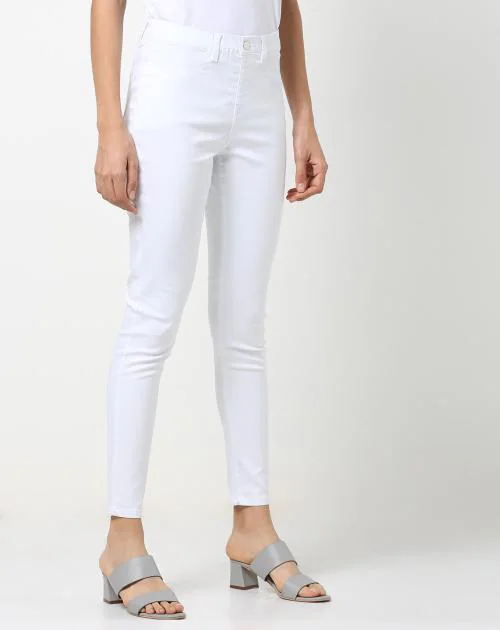 Slim Fit Ankle-Length Pants