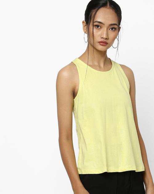 Round-Neck Racerback Tank Top