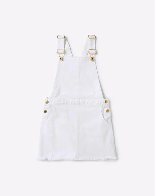 Dungaree Dress with Insert Pockets