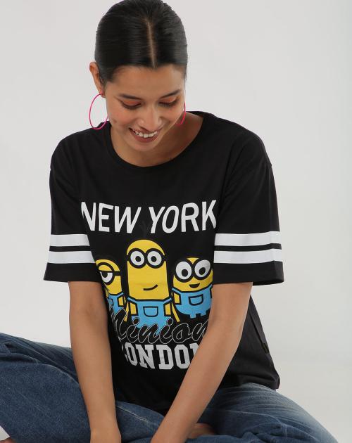 Minions Print Crew T-shirt