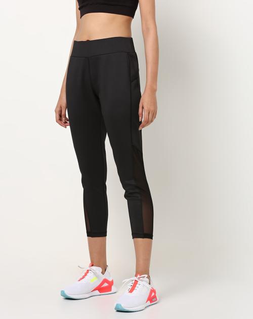 Panelled Mid-Calf Length Leggings