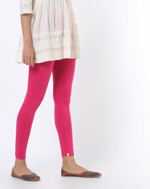 Printed Ankle-Length Leggings