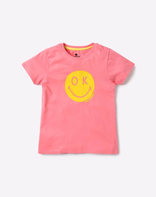 Graphic Print Crew-Neck T-shirt