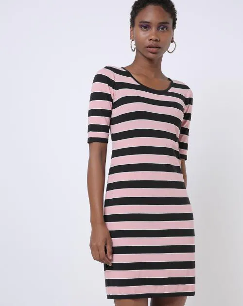 Striped Bodycon Dress