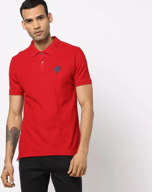 Regular Fit Cotton Polo T-Shirt