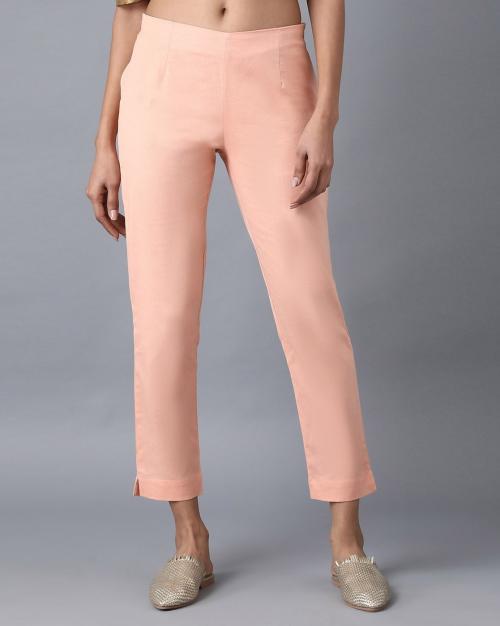 Pants with Semi-Elasticated Waistband