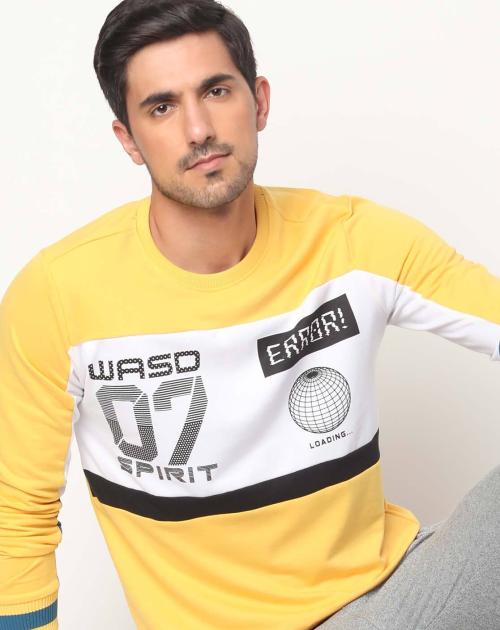 Colourblock Crew-Neck T-shirt