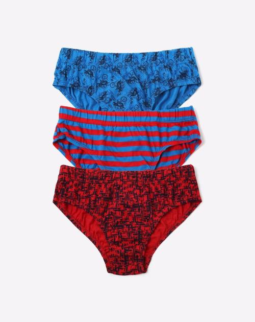 Pack of 3 Printed Briefs