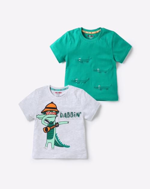 Pack of 2 Animal Print T-shirts