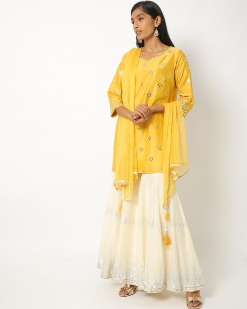 Embellished Sharara-Kurti Set