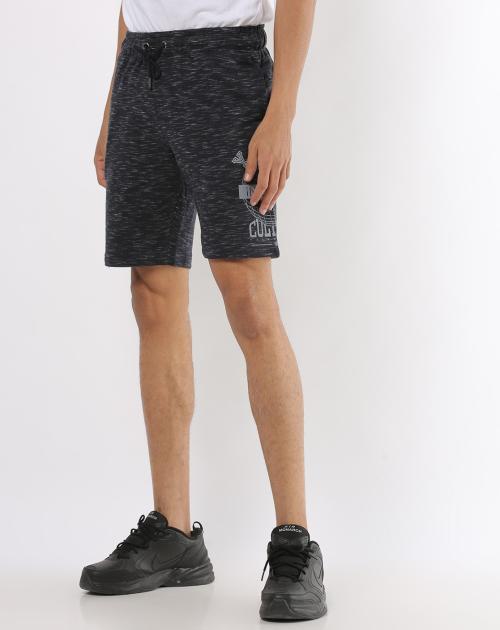 Placement Print Speckled City Shorts