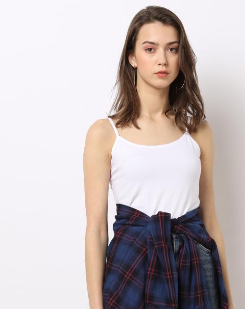 Textured Camisole with Adjustable Shoulder Straps