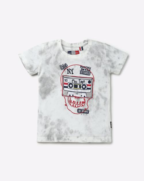 Graphic Print Crew-Neck T-shirt