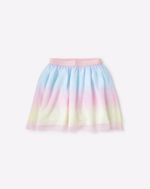 Shimmery Flared Skirt