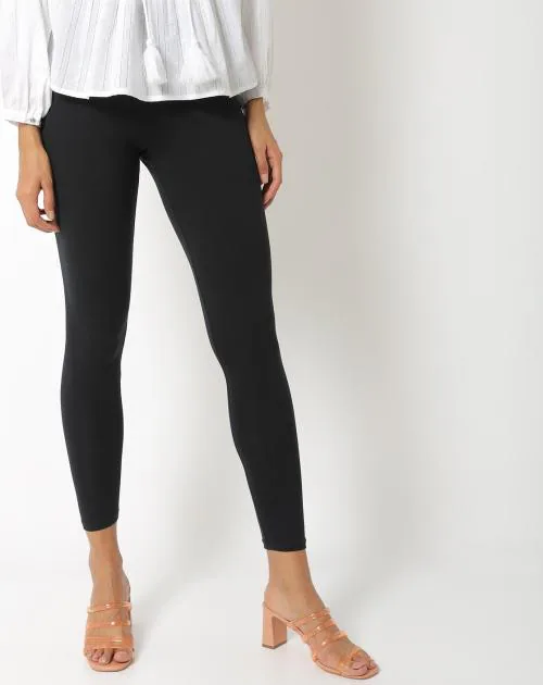 Ankle-Length Leggings with Elasticated Waist