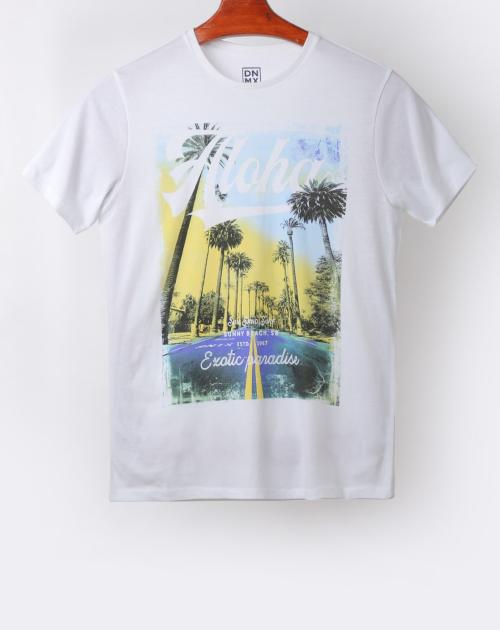 Graphic Print Crew-Neck T-shirt