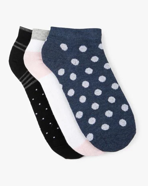 Pack of 3 Ankle-Length Socks