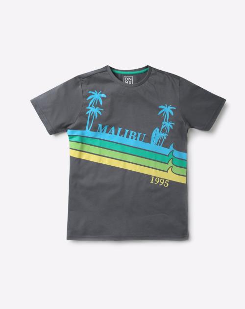 Graphic Print Crew-Neck T-shirt