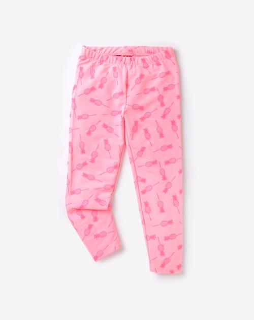 Printed Leggings with Elasticated Waist