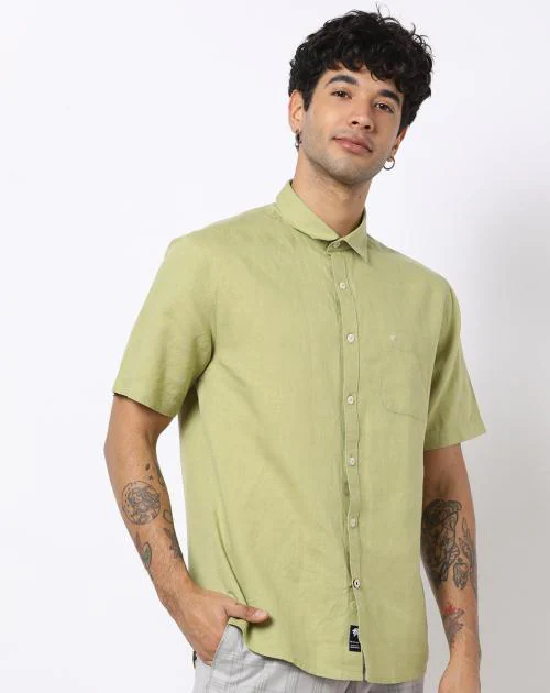 Shirt with Patch Pocket