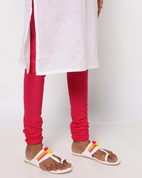 Mid-Rise Churidar with Elasticated Waist