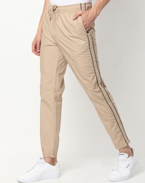 Track Pants with Contrast Piping
