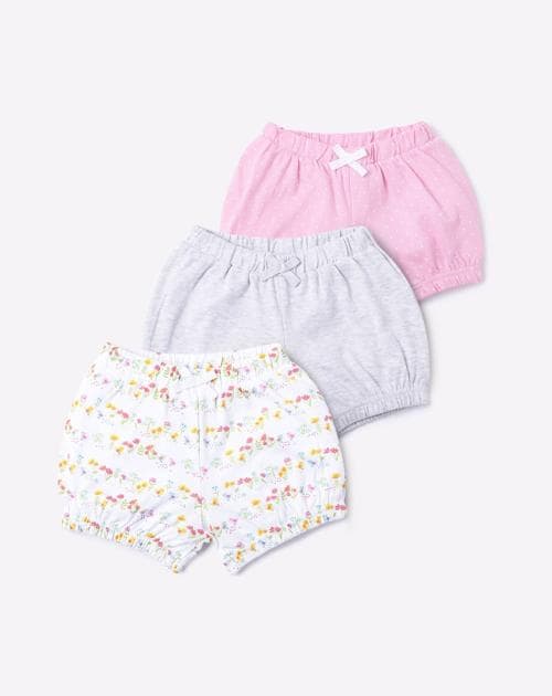 Set of 3 Balloon Shorts