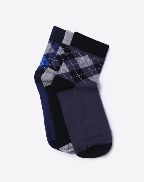 Pack of 3 Patterned Socks
