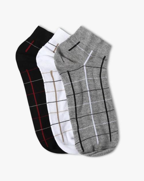 Pack of 3 Ankle-Length Socks