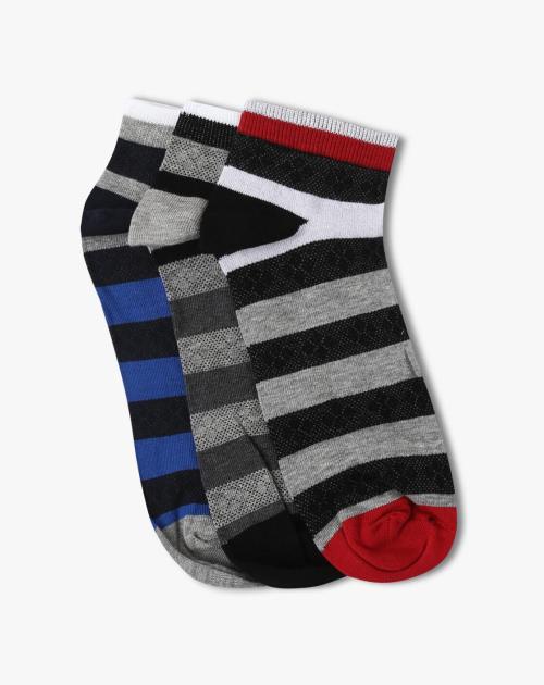 Pack of 3 Ankle-Length Socks