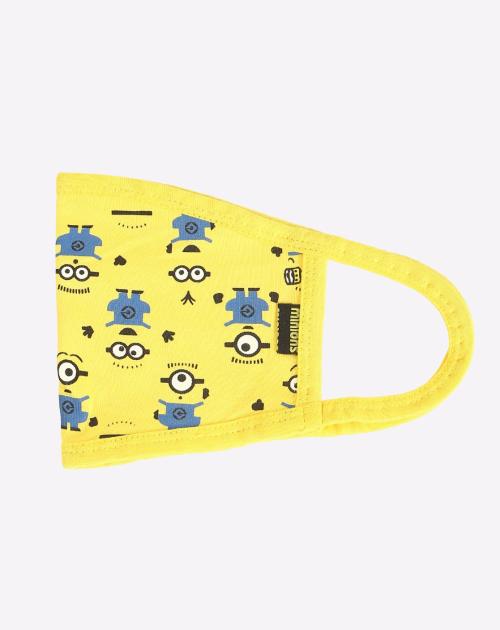 Minions Print Double-Layered Reusable Face Mask