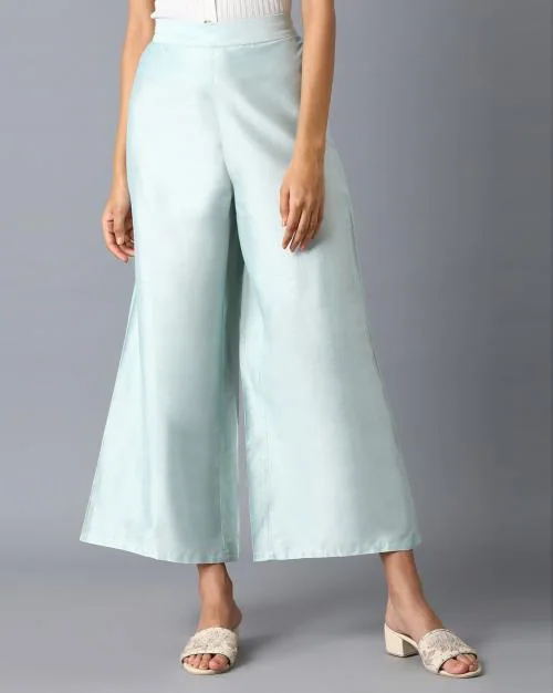 Palazzo with Semi-Elasticated Waist