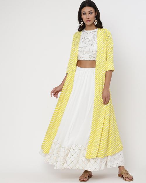 Embellished Lehanga with Choli & Dupatta