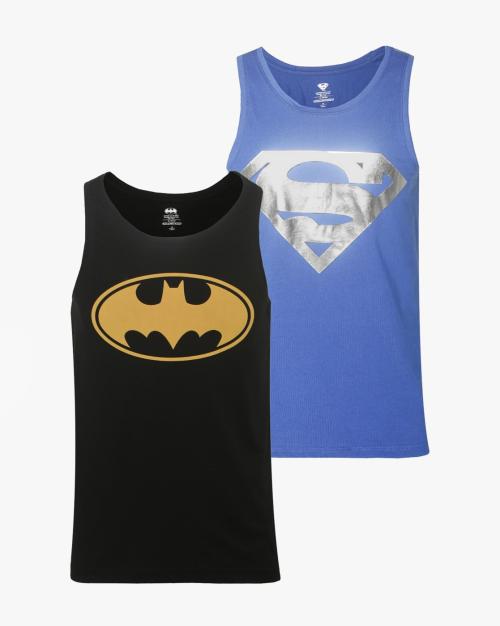 Pack of 2 Superhero Print Vests