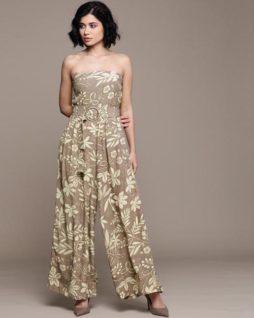 Floral Off Shoulder Jumpsuit