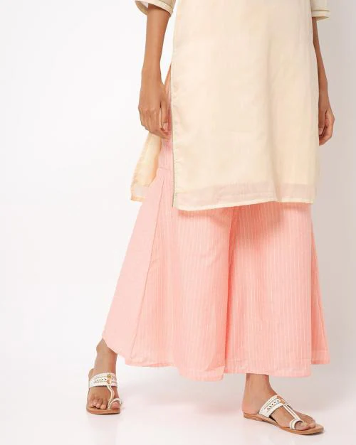 Striped Sharara Pants