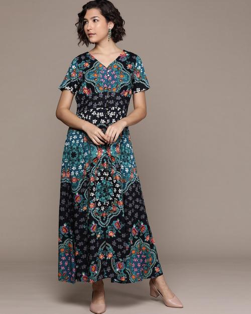 Printed Maxi Dress