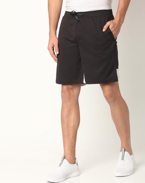 Train poly knit shorts jet black s