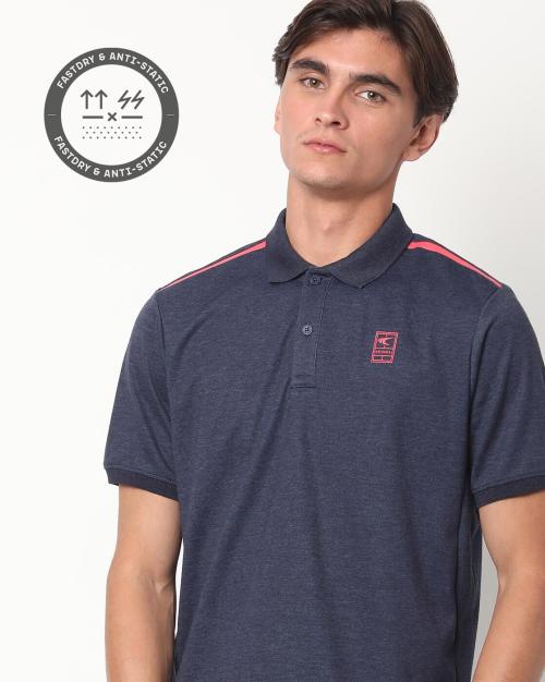 Heathered Polo T-shirt