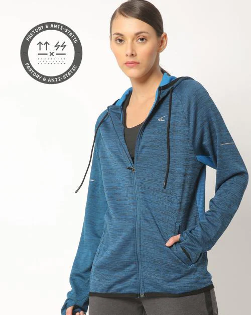 Hooded QuickDry Running Jacket