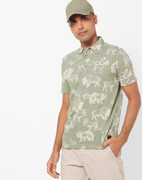 printed polo