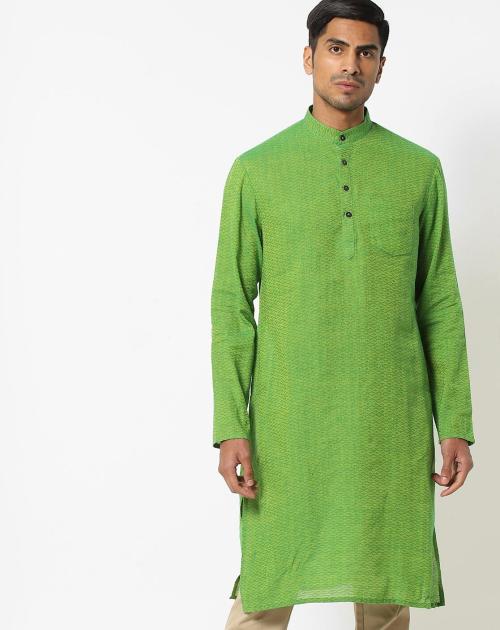 Buy Long Kurta with Band Collar Online at Best Prices in India JioMart.