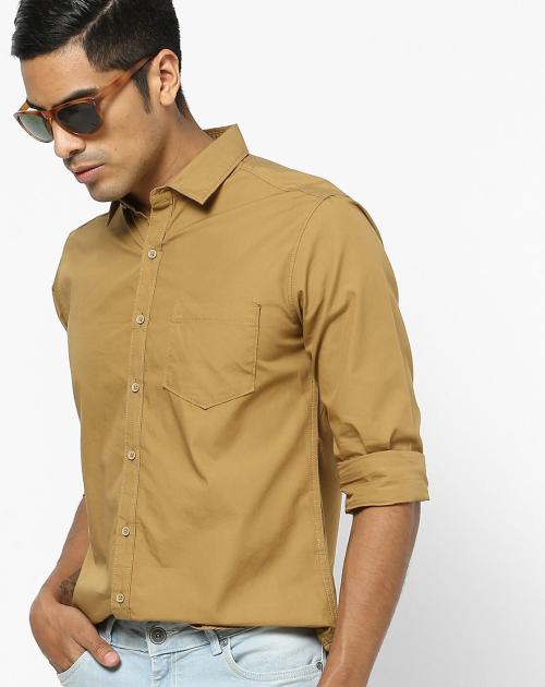 Shirt with Patch Pocket