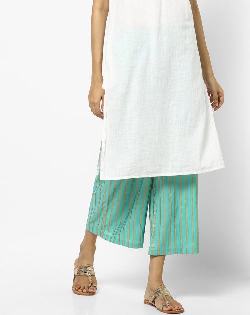 Striped Printed Palazzo Pants