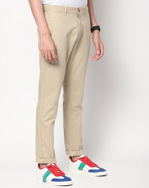 Mid-Rise Slim Fit Chinos