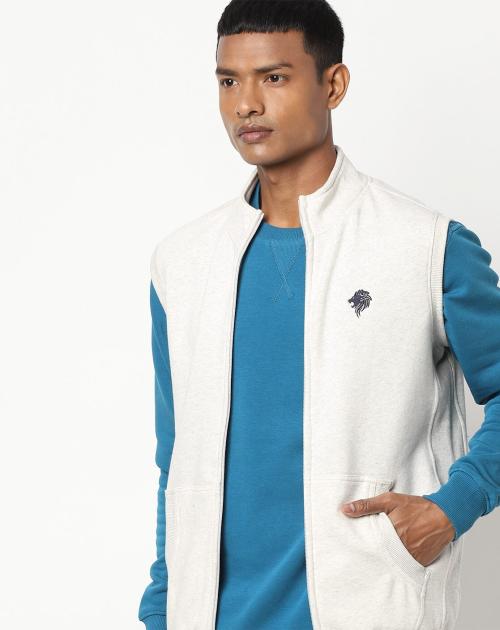 Textured Zip-Front Jacket