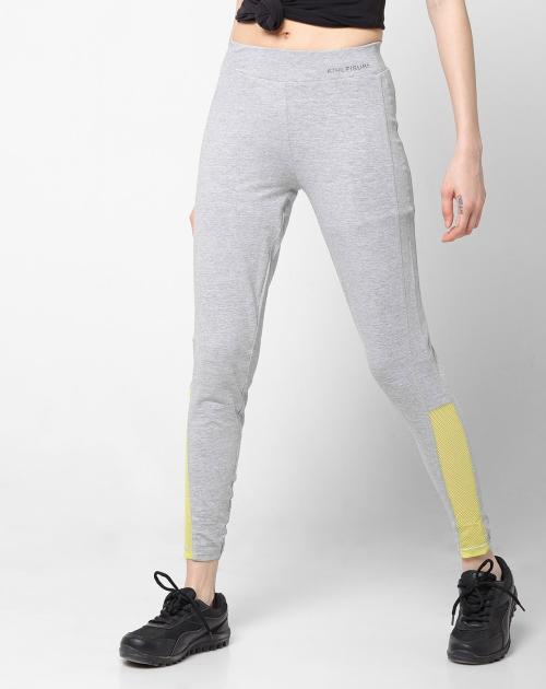 Sports Leggings with Mesh Panel
