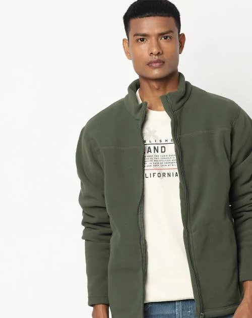 Panelled Jacket with Zipper Pockets