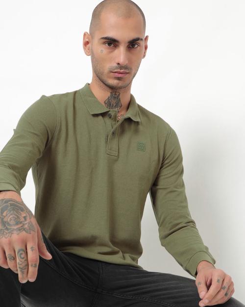 Polo T-shirt with Full Sleeves